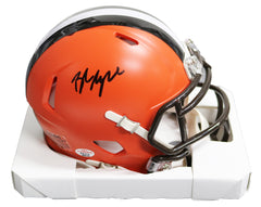 Baker Mayfield Cleveland Browns Signed Autographed Football Mini Helmet PAAS COA