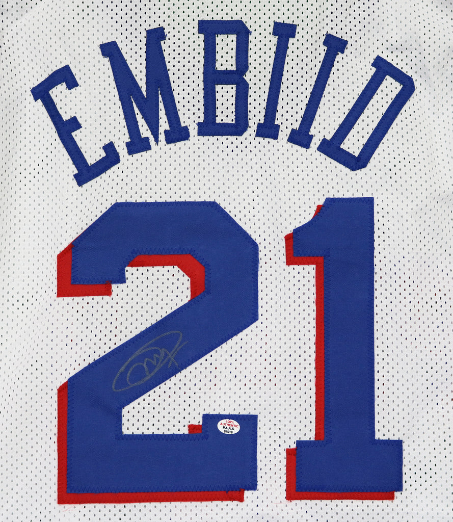 Joel Embiid NBA Original Autographed Jerseys for sale