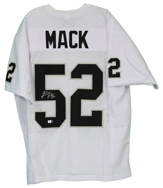 Khalil Mack Chicago Bears Signed Autographed White #52 Custom