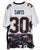 Terrell Davis Denver Broncos Signed Autographed White #30 Custom Photo Jersey JSA Witnessed COA