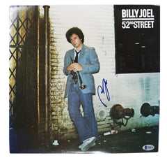 Billy Joel Signed Autographed 52nd Street Vinyl Record Album Cover Beckett COA