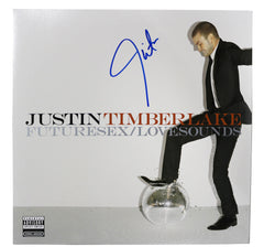 Justin Timberlake Signed Autographed FutureSex/LoveSounds Vinyl Record Album Cover Pinpoint COA