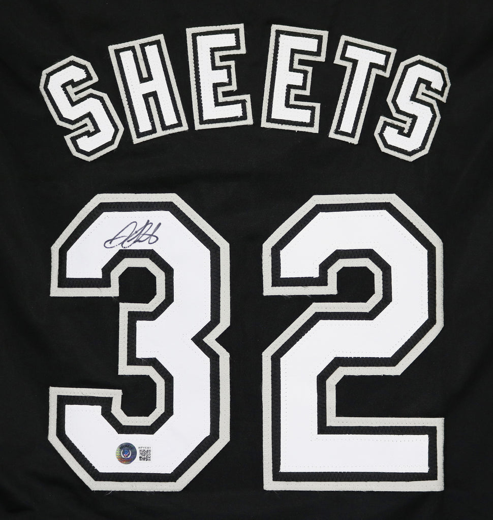 Gavin Sheets Chicago White Sox Signed Autographed Black Custom Jersey –