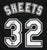Gavin Sheets Chicago White Sox Signed Autographed Black #32 Custom Jersey Beckett Witness Certification