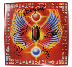 Journey Signed Autographed Greatest Hits Vinyl Record Album Cover Pinpoint COA