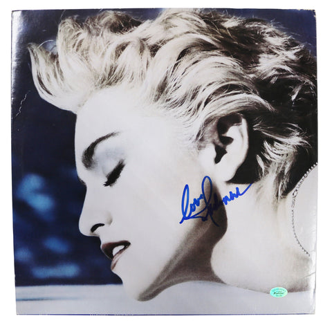 Madonna Signed Autographed True Blue Record Album Cover Pinpoint COA