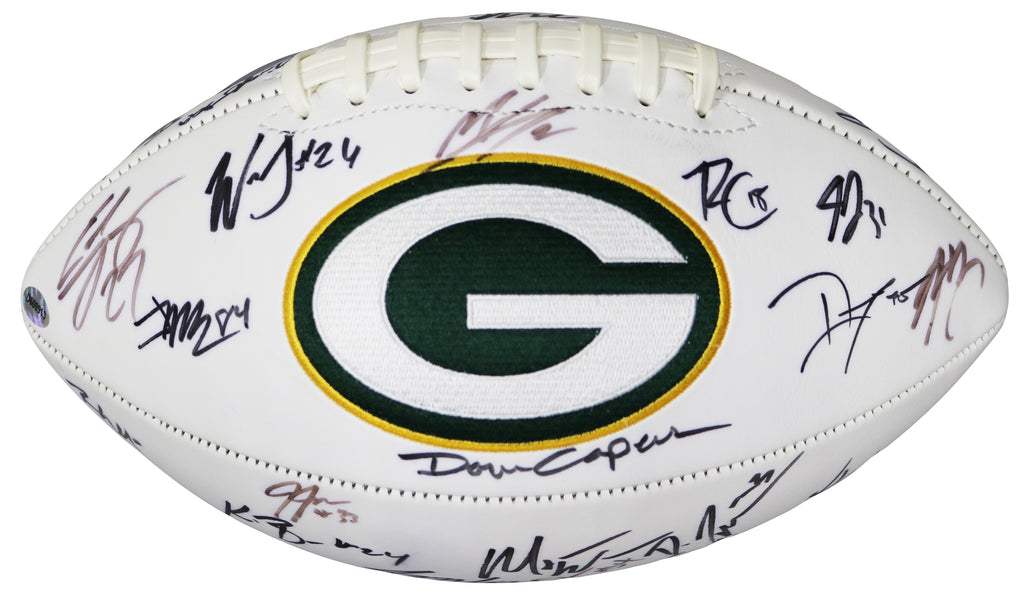 Aaron Rodgers Green Bay Packers Autographed White Panel