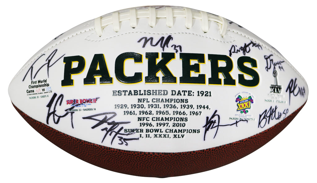 1967 Green Bay Packer World Champion Team Signed Football. 1967