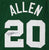 Ray Allen Boston Celtics Signed Autographed Green #20 Custom Jersey PAAS COA