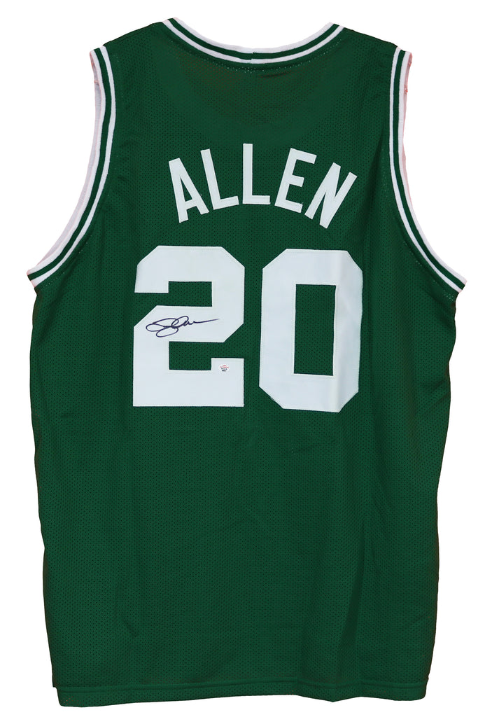 Ray Allen Boston Celtics Signed Autographed Green #20 Custom Jersey –
