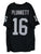 Jim Plunkett Oakland Raiders Signed Autographed Black #16 Custom Jersey PAAS COA