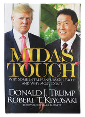 President Donald Trump Signed Autographed Midas Touch: Why Some Entrepreneurs Get Rich And Why Most Don't Hardcover Book Heritage Authentication COA