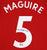 Harry Maguire Signed Autographed Manchester United Red #5 Jersey Beckett COA