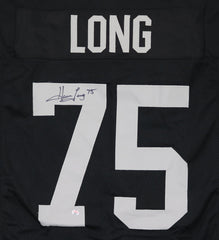Howie Long Oakland Raiders Signed Autographed Black #75 Custom Jersey PAAS COA