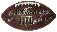 Dallas Cowboys 2016 Signed Autographed Wilson NFL Football Authenticated Ink COA - Romo Elliott