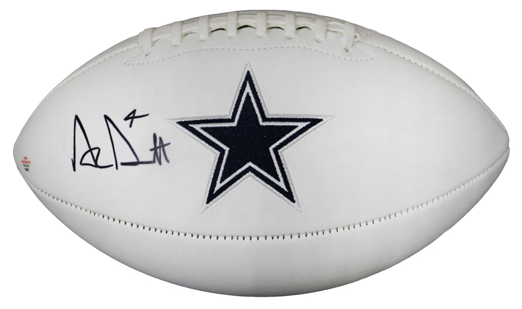 Fanatics Authentic Dak Prescott Dallas Cowboys Autographed White Panel Football