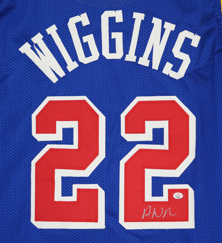 Andrew Wiggins Golden State Warriors Signed Autographed Blue #22 Custom Jersey PAAS COA