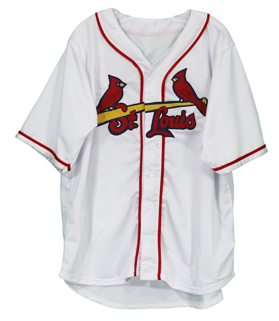 Yadier Molina St. Louis Cardinals Signed Autographed Blue #4 Custom Jersey  JSA COA at 's Sports Collectibles Store