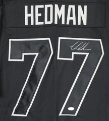 Victor Hedman Tampa Bay Lightning Signed Autographed Black #77 Custom Jersey JSA Witnessed COA