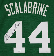 Brian Scalabrine Boston Celtics Signed Autographed Green #44 Custom Jersey JSA Witnessed COA