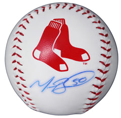 Mookie Betts Boston Red Sox Signed Autographed Rawlings Official Major League Logo Baseball Global COA with Display Holder