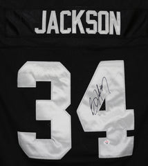 Bo Jackson Oakland Raiders Signed Autographed Black #34 Jersey PAAS COA