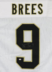 Drew Brees New Orleans Saints Signed Autographed White #9 Custom Jersey PAAS COA