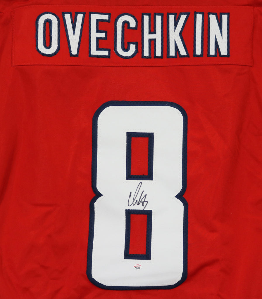 Alex Ovechkin Washington Capitals Signed Autographed Red #8 Jersey