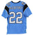 Christian McCaffrey Carolina Panthers Signed Autographed Blue #22 Custom Jersey PAAS COA