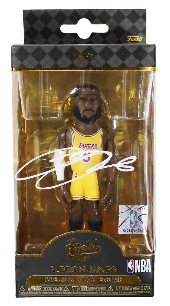 LeBron James Autographed Los Angeles Lakers Jersey - Gold - The Autograph  Source