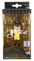 Lebron James Los Angeles Lakers Signed Autographed NBA FUNKO GOLD POP Premium Vinyl Figure Heritage Authentication COA