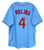 Yadier Molina St. Louis Cardinals Signed Autographed Blue #4 Custom Jersey Beckett COA
