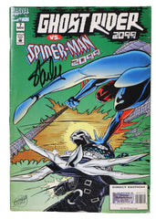 Stan Lee Signed Autographed Ghost Rider vs. Spider-Man Comic Book Heritage Authentication COA