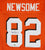 Ozzie Newsome Cleveland Browns Signed Autographed Orange #82 Custom Jersey Witnessed Global COA
