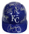 Kansas City Royals 2016 Team Signed Autographed Mini Batting Helmet Authenticated Ink COA Perez Merrifield