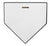 White Wooden Baseball Home Plate 11-1/2" x 11-1/2"