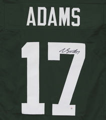 Davante Adams Green Bay Packers Signed Autographed Green #17 Custom Jersey PAAS COA