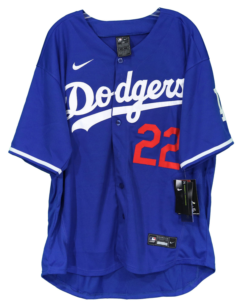 Clayton Kershaw Signed Autographed Jersey Los Angeles Dodgers Blue XL MLB  COA