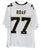 Willie Roaf New Orleans Saints Signed Autographed White #77 Custom Jersey JSA COA