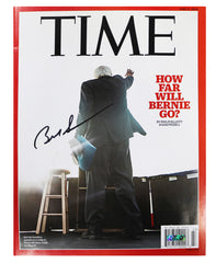 Bernie Sanders Signed Autographed TIME Magazine LSC COA