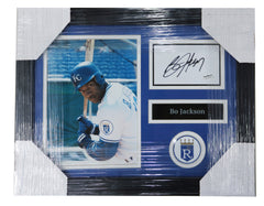 Bo Jackson Kansas City Royals Signed Autographed 18" x 14" Framed Display