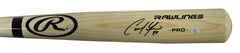 Christian Yelich Milwaukee Brewers Signed Autographed Rawlings Pro Natural Bat PAAS COA