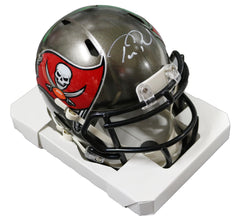 Tom Brady Tampa Bay Buccaneers Signed Autographed Football Mini Helmet Fanatics Certification