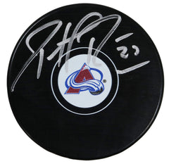Patrick Roy Signed Autographed Colorado Avalanche Logo NHL Hockey Puck Global COA with Display Holder