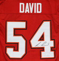 Lavonte David Tampa Bay Buccaneers Signed Autographed Red #54 Custom Jersey JSA Witnessed COA