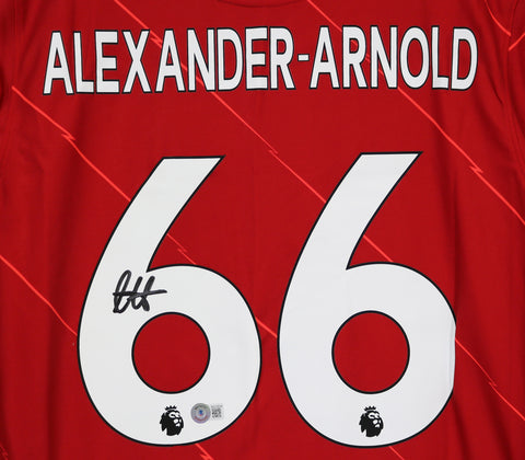 Trent Alexander-Arnold Signed Autographed Liverpool Red #66 Jersey Beckett COA