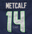 DK Metcalf Seattle Seahawks Signed Autographed Blue #14 Jersey PAAS COA