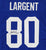 Steve Largent Seattle Seahawks Signed Autographed Blue #80 Custom Jersey PAAS COA