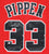 Scottie Pippen Chicago Bulls Signed Autographed Red #33 Jersey PAAS COA