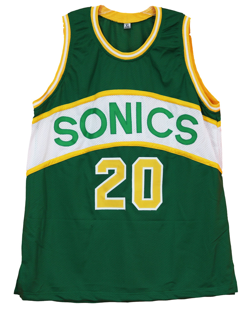 Seattle Super Sonics Gary Payton Signed Green Throwback Jersey - Schwartz  Authenticated